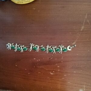 Green and Gold Golf Bracelet